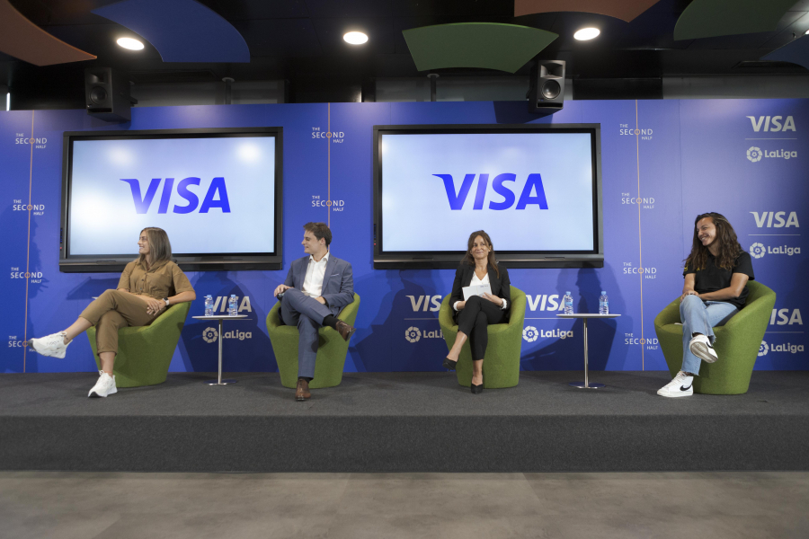 LaLiga teams up with Visa to offer female footballers post-career guidance through a training programme
