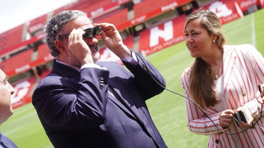 Granada CF embrace augmented and virtual reality technologies to create a stadium tour like no other