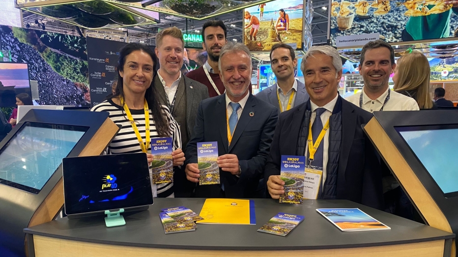 UD Las Palmas boost brand awareness in the UK and promote Gran Canaria tourism at the WTM in London