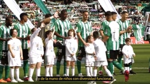 El Real Betis celebra el partido más inclusivo y bate el récord mundial de asistencia de personas con discapacidad funcional a un estadio