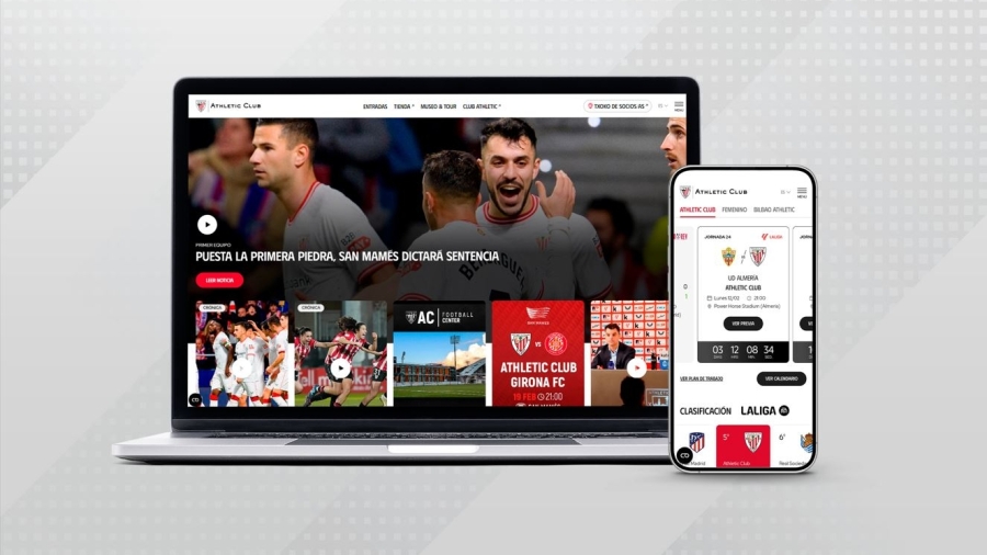 El Athletic Club renueva su web oficial para optimizar la experiencia del usuario