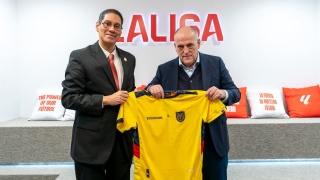 LALIGA welcomes visit of Ecuador's Minister of Telecommunications and Society Information